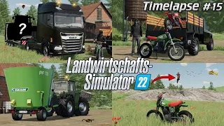 Ein NEUER ZORNIGER FENDT? 😱💪😎 MOTOCROSS fahren mit @TheCamPeRYT! 🚜💨 | [LS22] - Timelapse #15