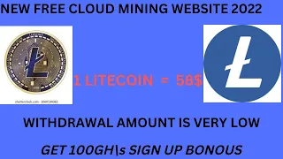 New Free Litecoin Cloud Mining Website | Free Cloud Mining Website 2022 | Ltcautomining Review