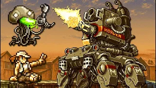 Metal Slug 2 (Arcade) All Bosses (No Damage)