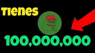 Tienes 100M de Pepe en tu Cartera Mira el Precio que necesitas para hacer 21X