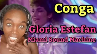 African Girl First Time Hearing Gloria Estefan, Miami Sound Machine - Conga | REACTION