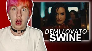 DEMI LOVATO - SWINE (MUSIC VIDEO) // REACTION