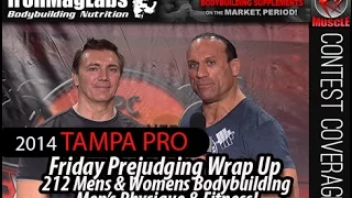 2014 Tampa Pro Men's Pro 212, Men's Physique, Women's Bodybuilding & Fitness Prejudging Wrap Up!