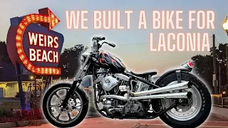 We built a chopper for Laconia Bike Week!