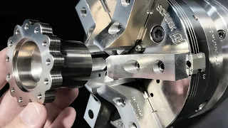 CNC Machining a Titanium Aerospace Part on PUMA 2600 SY II | DN Solutions