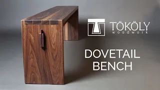 Building a MITERED DOVETAIL BENCH George Nakashima Inspired