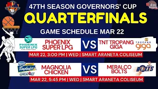 Pba Game Schedule for Mar 22, 2023