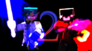 "darkness" A Minecraft Music Video (nightmare vs Daemon part2