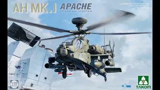 Takom 1/35 WAH-64D Apache finished model