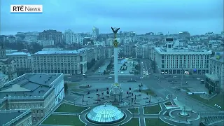 Air raid sirens go off in Ukraine capital