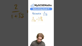 How to RATIONALISE the denominator (GRADE 9) | GCSE Maths 2023