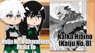 Kaiju No:8 Characters React To Kaiju No:8[Kafka Hibino] | Gacha Club | Full Video