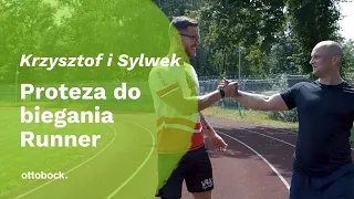 Krzysztof i Sylwek – test protez do biegania Runner