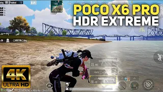 POCO X6 PRO HDR Extreme Test | Poco X6 Pro 90 FPS BGMI Test | Poco x6 Pro BGMI Test