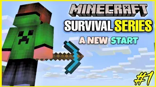 Minecraft Pe Survival Series Day 1 || MCPE Survival Gameplay In Hindi