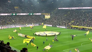 Borussia Dortmund - FC Augsburg 22.01.2023 Stadion AtmosphÃ¤re, Never Walk Alone + Aufstellung