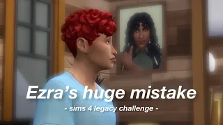 Ezra makes a HUGE mistake || Sims 4 Legacy challenge EP50 || solitasims