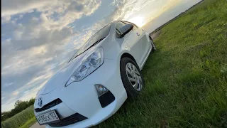 Самый экономичный автомобиль. Toyota Aqua - Prius C. Гибрид  экономит деньги.