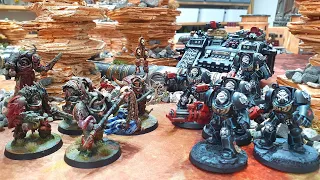 Black Templars vs Death Guard, 3000 point Warhammer 40k battle report