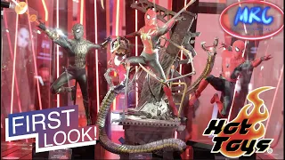 FIRST LOOK! Hot toys 1/4th scale No Way Home Spider-Man IntegratedSuit | Upgraded Suit | Black&Gold