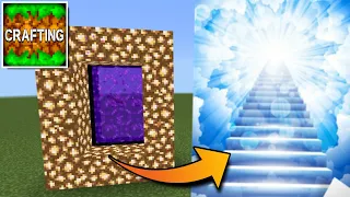 How To Make a Portal To The HEAVEN Dimension in Crafting and Building