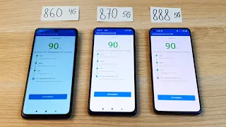 QUALCOMM SNAPDRAGON 860 VS 870 VS 888 - ANTUTU BENCHMARK, GEEKBENCH 5 TEST
