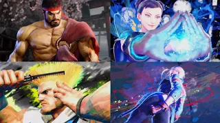 Street fighter 6 All characters Intros & Win Poses