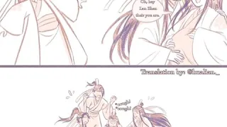 [COMICS/ENG] Wei Ying is pregnant(fake pregnant) and Lan Zhan is just😳.....😅🤣