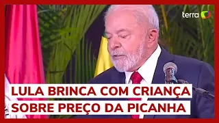 Lula reafirma que preço da carne 'vai baixar' após ser questionado por menino sobre picanha