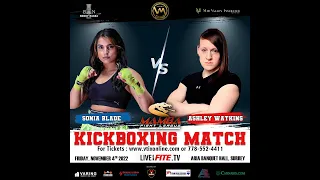 Sonia Blade vs Ashley Watkins | Mamba Fight League 11