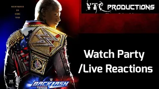 WWE Backlash 2024 Watch Party/Livestream