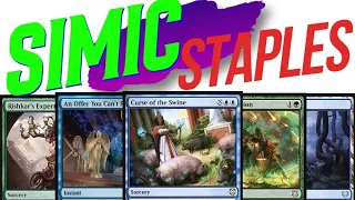 Which Staples Do I Put In My Simic Commander Decks?