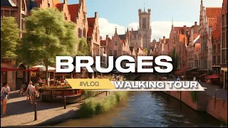 Bruges,Belgium 2023 Walking Tour (4K Ultra HD HDDR 60fps)-With captions