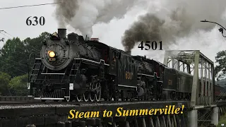 Steam to Summerville! - Doubleheader featuring Southern 630 and Southern 4501