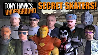 Tony Hawk's Underground: SECRET SKATERS!
