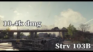 World of Tanks Strv 103B - 10.4k damage 4 kills