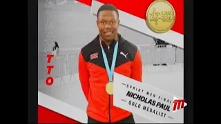 SPORT: Gold For Nicholas Paul At Pan Am Games In Peru