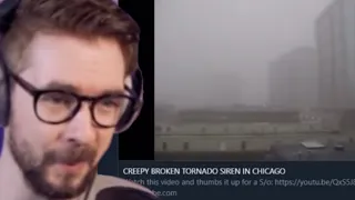Jacksepticeye Reacts To The Creepiest Tornado Siren In Chicago