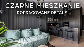 42m² mieszkanie z czarną kuchnią | HOME TOUR + koszty wykończenia