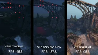 AMD RYZEN 5 5600G VEGA 7 VS GTX 1060 6GB Grand Theft Auto V