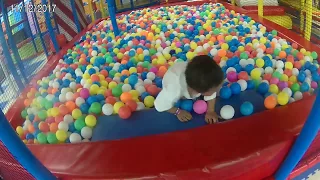 Children Playground at ball pool