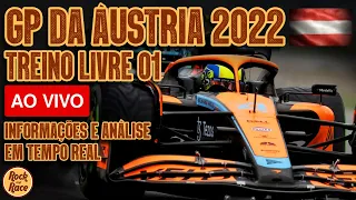 GP da ÁUSTRIA 2022 - TREINO LIVRE 01 AO VIVO - COMENTÁRIOS, BATE PAPO e ANÁLISE em TEMPO REAL