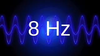 8 Hz clean pure sine wave BASS TEST TONE frequency