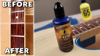 Give Your Rosewood Fretboard A Nice Dark Look