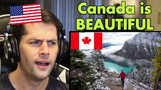 American Reacts to Canada's BEAUTIFUL Banff National Park
