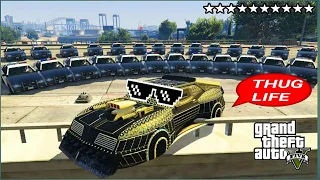 What happen If you Get 10 star in GTA 5 ?? (Epic Cop Battle , Escape and real  prison )