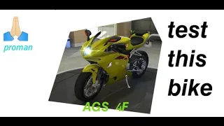 in traffic rider game                             test  ( AGS  4F )  bike