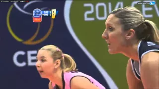 Dinamo KAZAN - Dinamo MOSCOW CEV  CL Women , 2013/14 ,  Playoff 12 Volleyball Champions League Women