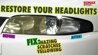 How To Fix & Restore Yellow, Faded & Weathered Headlights!