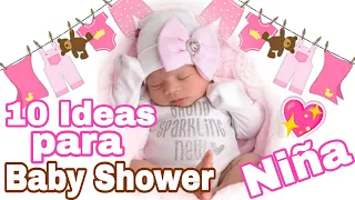 10 IDEAS PARA BABY SHOWER DE NIÑA | CENTRO DE MESA PARA BABY SHOWER DE NIÑA (DIYS FOR BABY GIRL)